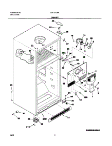 05 - Cabinet parts for Gibson Refrigerator GRT21G6AQ6 from AppliancePartsPros.com