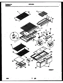 05 - Shelves And Supports parts for Frigidaire Refrigerator GRT21GRAD0 from AppliancePartsPros.com