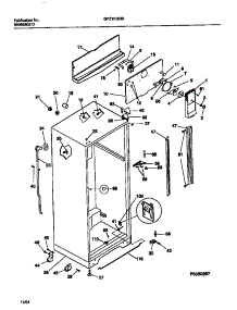 03 - Cabinet W / Fan Assembly parts for Frigidaire Refrigerator GRT21GRBD1 from AppliancePartsPros.com