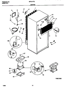 05 - System parts for Frigidaire Refrigerator GRT21PRCW0 from AppliancePartsPros.com