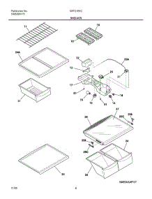 07 - Shelves parts for Gibson Refrigerator GRT21S6CQ1 from AppliancePartsPros.com