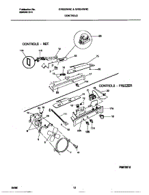 07 - Controls parts for Frigidaire Refrigerator GRS24WNCW2 from AppliancePartsPros.com
