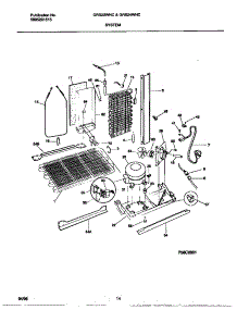 08 - System parts for Frigidaire Refrigerator GRS24WNCW2 from AppliancePartsPros.com