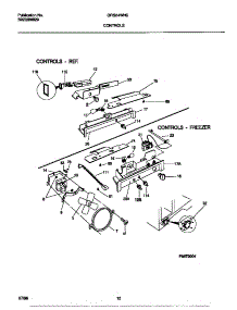 06 - Controls parts for Frigidaire Refrigerator GRS24WNCD4 from AppliancePartsPros.com