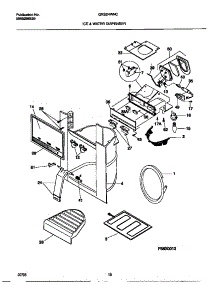 08 - Ice & Water Dispenser parts for Frigidaire Refrigerator GRS24WNCD4 from AppliancePartsPros.com