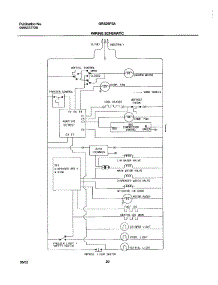 20 - Wiring Schematic parts for Gibson Refrigerator GRS26F5AQ4 from AppliancePartsPros.com