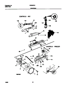 06 - Controls parts for Frigidaire Refrigerator GRS26ZRGW0 from AppliancePartsPros.com