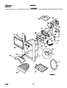 08 - Ice Dispenser parts for Frigidaire Refrigerator GRS26ZRGW0 from AppliancePartsPros.com