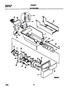 09 - Ice Container parts for Frigidaire Refrigerator GRS26ZRGW0 from AppliancePartsPros.com