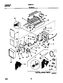 10 - Ice Maker parts for Frigidaire Refrigerator GRS26ZRGW0 from AppliancePartsPros.com