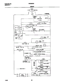 11 - Wiring Diagram parts for Frigidaire Refrigerator GRS26ZRGW0 from AppliancePartsPros.com