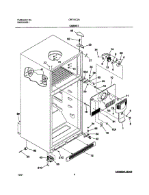 05 - Cabinet parts for Gibson Refrigerator GRT15C2AW0 from AppliancePartsPros.com