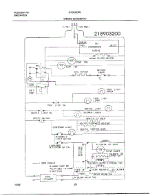 20 - Wiring Schematic parts for Frigidaire Refrigerator GRS26ZRHW6 from AppliancePartsPros.com