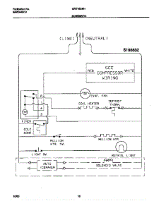 Wiring Schematic parts for Gibson Refrigerator GRT16CNHD4 from AppliancePartsPros.com