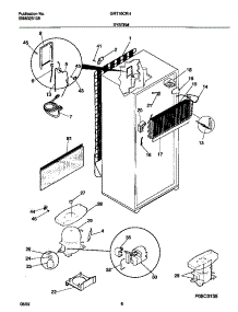 05 - System parts for Frigidaire Refrigerator GRT16CRHW2 from AppliancePartsPros.com