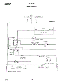 06 - Wiring Diagram parts for Frigidaire Refrigerator GRT16CRHW2 from AppliancePartsPros.com