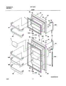 03 - Doors parts for Gibson Refrigerator GRT18C5AQ2 from AppliancePartsPros.com
