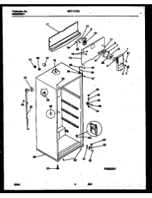 03 - Cabinet Parts parts for Frigidaire Refrigerator GRT17CRAW0 from AppliancePartsPros.com