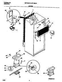 05 - System parts for Frigidaire Refrigerator GRT18SJHD0 from AppliancePartsPros.com