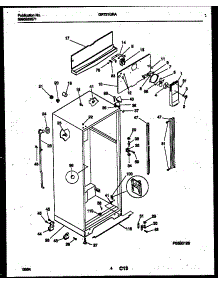 03 - Cabinet Parts parts for Frigidaire Refrigerator GRT21GRAW0 from AppliancePartsPros.com