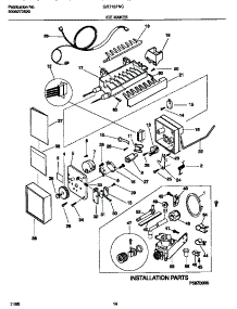 06 - Ice Maker parts for Frigidaire Refrigerator GRT18TNCD0 from AppliancePartsPros.com