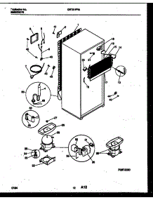 07 - System And Automatic Defrost Parts parts for Frigidaire Refrigerator GRT21PRAW0 from AppliancePartsPros.com