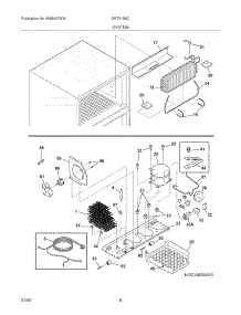 09 - System parts for Gibson Refrigerator GRT21S6CW5 from AppliancePartsPros.com