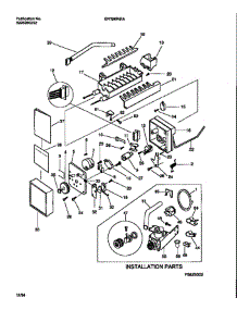 06 - Ice Maker & Installation Components parts for Frigidaire Refrigerator GRT26WRAW2 from AppliancePartsPros.com