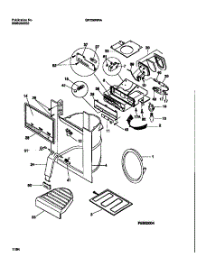 07 - I & W Dispenser parts for Frigidaire Refrigerator GRT26WRAW2 from AppliancePartsPros.com