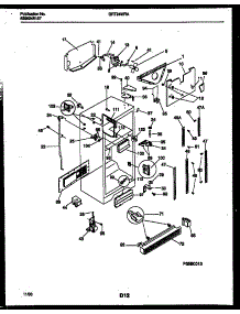 04 - Cabinet Parts parts for Frigidaire Refrigerator GRT24WRAD0 from AppliancePartsPros.com