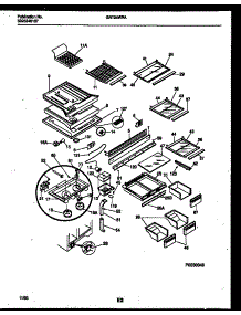 06 - Shelves And Supports parts for Frigidaire Refrigerator GRT24WRAD0 from AppliancePartsPros.com