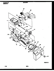 11 - Ice Dispenser parts for Frigidaire Refrigerator GRT24WRAD0 from AppliancePartsPros.com