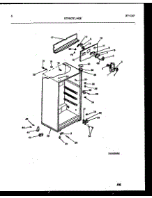 04 - Cabinet Parts parts for Frigidaire Refrigerator GTL142WK0 from AppliancePartsPros.com