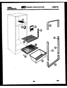 03 - Cabinet Parts parts for Frigidaire Refrigerator RD11F2WRJE from AppliancePartsPros.com