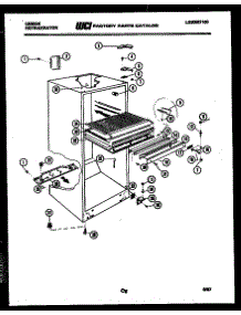 04 - Shelves And Supports parts for Frigidaire Refrigerator RD11F2WRJE from AppliancePartsPros.com
