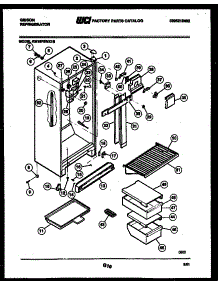 03 - Cabinet Parts parts for Frigidaire Refrigerator RM18F5WX1B from AppliancePartsPros.com