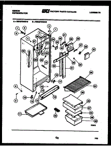03 - Cabinet Parts parts for Frigidaire Refrigerator RM18F6WS1E from AppliancePartsPros.com