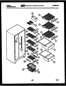 05 - Shelves And Supports parts for Frigidaire Refrigerator RS19F6WS1A from AppliancePartsPros.com