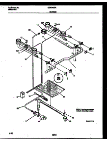 03 - Burner Parts parts for Frigidaire Range GGF345BAWA from AppliancePartsPros.com