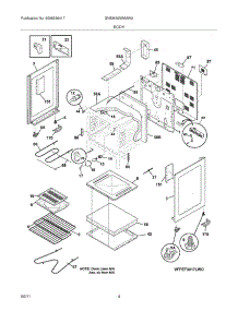 05 - Body parts for Gibson Range GNEM30NWMWA from AppliancePartsPros.com