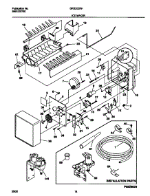 10 - Ice Maker parts for Frigidaire Refrigerator GRS20ZRHD6 from AppliancePartsPros.com