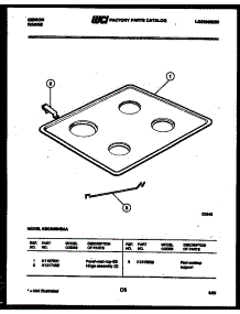 03 - Cooktop Parts parts for Frigidaire Range KEC3M6NSAA from AppliancePartsPros.com