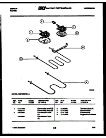 05 - Broiler Parts parts for Frigidaire Range KEC3M6NSAA from AppliancePartsPros.com