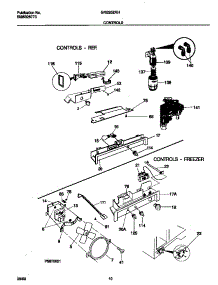 06 - Controls parts for Frigidaire Refrigerator GRS20ZRHD2 from AppliancePartsPros.com