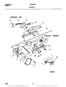 06 - Controls parts for Frigidaire Refrigerator GRS22WNCD4 from AppliancePartsPros.com