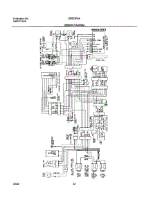 22 - Wiring Diagram parts for Gibson Refrigerator GRS23F5AW4 from AppliancePartsPros.com