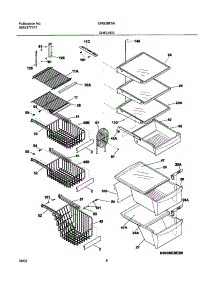 09 - Shelves parts for Gibson Refrigerator GRS26F5AQ5 from AppliancePartsPros.com