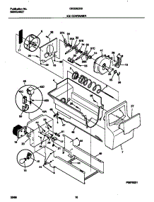 09 - Ice Container parts for Frigidaire Refrigerator GRS26ZRHD0 from AppliancePartsPros.com