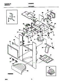 08 - Dispenser parts for Frigidaire Refrigerator GRS26ZRHW5 from AppliancePartsPros.com