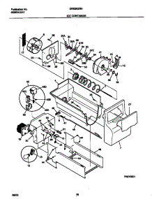09 - Ice Container parts for Frigidaire Refrigerator GRS26ZRHD5 from AppliancePartsPros.com